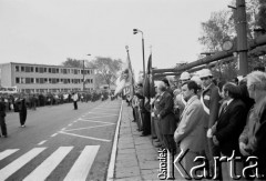 12.05.1989, Gdańsk, Polska.
Uroczystość przywrócenia Gdańskiej Stoczni 