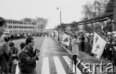 12.05.1989, Gdańsk, Polska.
Uroczystość przywrócenia Gdańskiej Stoczni 