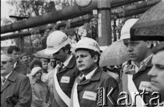 12.05.1989, Gdańsk, Polska.
Uroczystość przywrócenia Gdańskiej Stoczni 