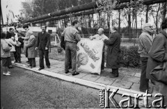 12.05.1989, Gdańsk, Polska.
Uroczystość przywrócenia Gdańskiej Stoczni 