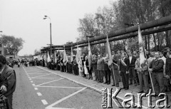 12.05.1989, Gdańsk, Polska.
Uroczystość przywrócenia Gdańskiej Stoczni 