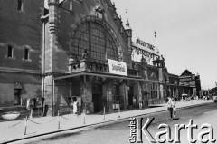 1989, Gdańsk, Polska.
Kampania przed wyborami parlamentarnymi. Transparent o treści: 
