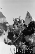 2.05.1990, Warszawa, Polska.
Happening Pomarańczowej Alternatywy: 