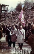 3.05.1981, Szczecin, Polska.
Uroczystość poświęcenia sztandaru NSZZ 