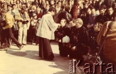 3.05.1981, Szczecin, Polska.
Uroczystość poświęcenia sztandaru NSZZ 