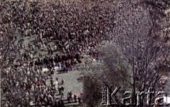 3.05.1981, Szczecin, Polska.
Uroczystość poświęcenia sztandaru NSZZ 