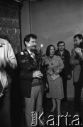 1.09.1980, Gdańsk-Wrzeszcz, Polska.
Lech Wałęsa w nowo otrzymanym od władz miasta lokalu przy ul. Marchlewskiego 13 - siedzibie NSZZ 