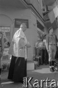 27.06.1981, Poznań, Polska.
Poświęcenie tablicy upamiętniającej Romka Strzałkowskiego, który zginął podczas wydarzeń Czerwca 1956.
Fot. Witold Górka, zbiory Ośrodka KARTA