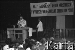 10-12.07.1981, Tarnów, Polska.
I Walne Zebranie Delegatów NSZZ 