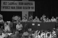 10-12.07.1981, Tarnów, Polska.
I Walne Zebranie Delegatów NSZZ 