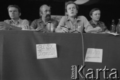 10-12.07.1981, Tarnów, Polska.
I Walne Zebranie Delegatów NSZZ 