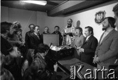 Lipiec 1981, Kraków, Polska.
Spotkanie Lecha Wałęsy z działaczami Regionu Małopolska NSZZ 