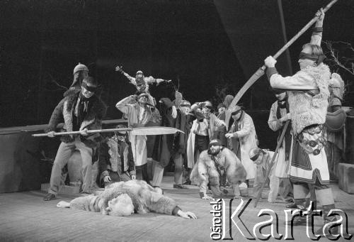 Marzec 1986, Kraków, Polska.
Teatr im. Juliusza Słowackiego. Przedstawienie: 