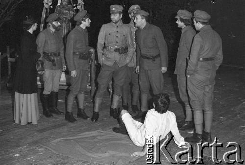 Listopad 1982, Łódź, Polska.
Teatr im. Stefana Jaracza. Przedstawienie 