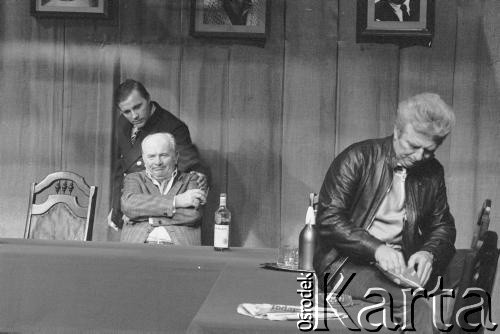 październik 1983, Łódź, Polska.
Teatr im. Stefana Jaracza. Przedstawienie: 