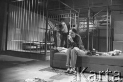 listopad 1983, Łódź, Polska.
Teatr im. Stefan Jaracza. Przedstawienie: 