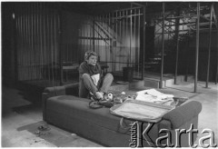 listopad 1983, Łódź, Polska.
Teatr im. Stefan Jaracza. Przedstawienie: 