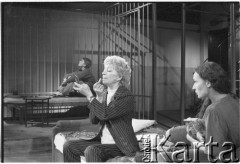 listopad 1983, Łódź, Polska.
Teatr im. Stefan Jaracza. Przedstawienie: 