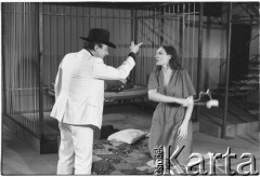 listopad 1983, Łódź, Polska.
Teatr im. Stefan Jaracza. Przedstawienie: 