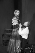 Marzec 1985, Kraków, Polska.
Teatr im. Juliusza Słowackiego. Przedstawienie: Książę Homburg, Heinrich von Kleist. Reżyseria Wojciech Szulczyński. Premiera 9 marca 1985. 
Fot. Witold Górka, zbiory Ośrodka KARTA 


