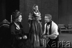 Marzec 1985, Kraków, Polska.
Teatr im. Juliusza Słowackiego. Przedstawienie: Książę Homburg, Heinrich von Kleist. Reżyseria Wojciech Szulczyński. Premiera 9 marca 1985. 
Fot. Witold Górka, zbiory Ośrodka KARTA 


