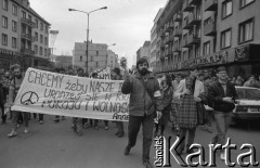22.03.1989, Wrocław, Polska.
Marsz Wielkanocny Ruchu Wolność i Pokój.
Fot. Mieczysław Michalak, zbiory Ośrodka KARTA