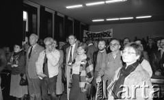 17.04.1989, Warszawa, Polska.
Sąd Wojewódzki w Warszawie. Rozprawa sądowa w sprawie ponownej rejestracji NSZZ 