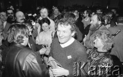 17.04.1989, Warszawa, Polska.
Sąd Wojewódzki w Warszawie. Rozprawa sądowa w sprawie ponownej rejestracji NSZZ 
