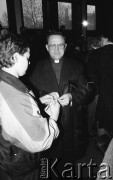 17.04.1989, Warszawa, Polska.
Sąd Wojewódzki w Warszawie. Rozprawa sądowa w sprawie ponownej rejestracji NSZZ 