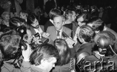 17.04.1989, Warszawa, Polska.
Sąd Wojewódzki w Warszawie. Rozprawa sądowa w sprawie ponownej rejestracji NSZZ 