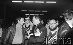 17.04.1989, Warszawa, Polska.
Sąd Wojewódzki w Warszawie. Rozprawa sądowa w sprawie ponownej rejestracji NSZZ 