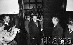 17.04.1989, Warszawa, Polska.
Sąd Wojewódzki w Warszawie. Rozprawa sądowa w sprawie ponownej rejestracji NSZZ 