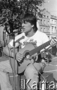 Maj 1989, Wrocław, Polska. 
Kampania wyborcza Komitetu Obywatelskiego 
