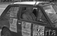Maj 1989, Wrocław, Polska. 
Kampania wyborcza Komitetu Obywatelskiego 