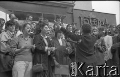Maj 1989, Wrocław, Polska. 
Kampania wyborcza Komitetu Obywatelskiego 