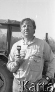 Maj 1989, Wrocław, Polska. 
Kampania wyborcza przed wyborami parlamentarnymi, kandydat Komitetu Obywatelskiego 