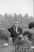 Lata 80., Częstochowa, Polska.
Lech Wałęsa podczas Pielgrzymki Ludzi Pracy na Jasną Górę.
Fot. Mieczysław Michalak, zbiory Ośrodka KARTA