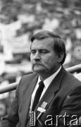 Lata 80., Częstochowa, Polska.
Lech Wałęsa podczas Pielgrzymki Ludzi Pracy na Jasną Górę.
Fot. Mieczysław Michalak, zbiory Ośrodka KARTA