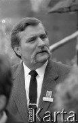 Lata 80., Częstochowa, Polska.
Lech Wałęsa podczas Pielgrzymki Ludzi Pracy na Jasną Górę.
Fot. Mieczysław Michalak, zbiory Ośrodka KARTA
