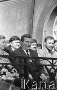 Lata 80., Częstochowa, Polska.
Pielgrzymka Ludzi Pracy na Jasną Górę. Działacze NSZZ 