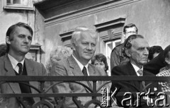 Lata 80., Częstochowa, Polska.
Pielgrzymka Ludzi Pracy na Jasną Górę. Msza święta, w środku Roman Duda.
Fot. Mieczysław Michalak, zbiory Ośrodka KARTA