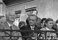 Lata 80., Częstochowa, Polska.
Pielgrzymka Ludzi Pracy na Jasną Górę. Działacze NSZZ 