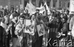 26.02.1990, Wrocław, Polska.
Festyn afrykańskich studentów z okazji uwolnienia Nelsona Mandeli. 
Fot. Mieczysław Michalak, zbiory Ośrodka KARTA