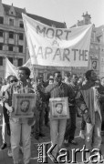 26.02.1990, Wrocław, Polska.
Festyn afrykańskich studentów z okazji uwolnienia Nelsona Mandeli. 
Fot. Mieczysław Michalak, zbiory Ośrodka KARTA