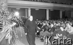 2-4.03.1990, Wrocław, Polska.
Ks. Stanisław Orzechowski na II Walnym Zebraniu Delegatów NSZZ 