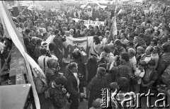 1990, Wrocław, Polska.
Obchody 10-lecia NSZZ 