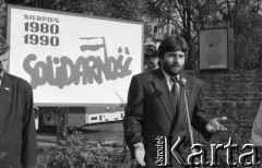 1990, Wrocław, Polska.
Obchody 10-lecia NSZZ 