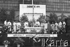 1990, Wrocław, Polska.
Obchody 10-lecia NSZZ 