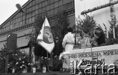1990, Wrocław, Polska.
Obchody 10-lecia NSZZ 