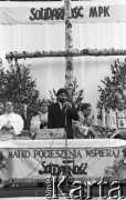 1990, Wrocław, Polska.
Obchody 10-lecia NSZZ 